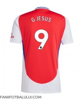 Arsenal Gabriel Jesus #9 Tricou Fotbal Replică 2024-25 Barbati Acasa